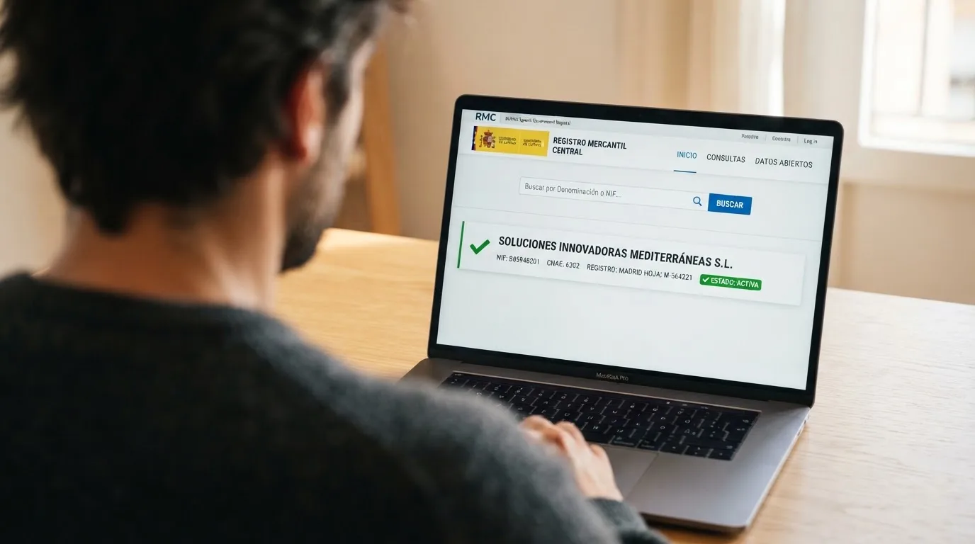 Primer plano de una pantalla mostrando el registro público de la DGOJ (ordenacionjuego.es) con el campo de búsqueda y un resultado de operador autorizado resaltado